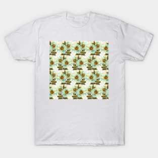 Magnolia floral pattern T-Shirt